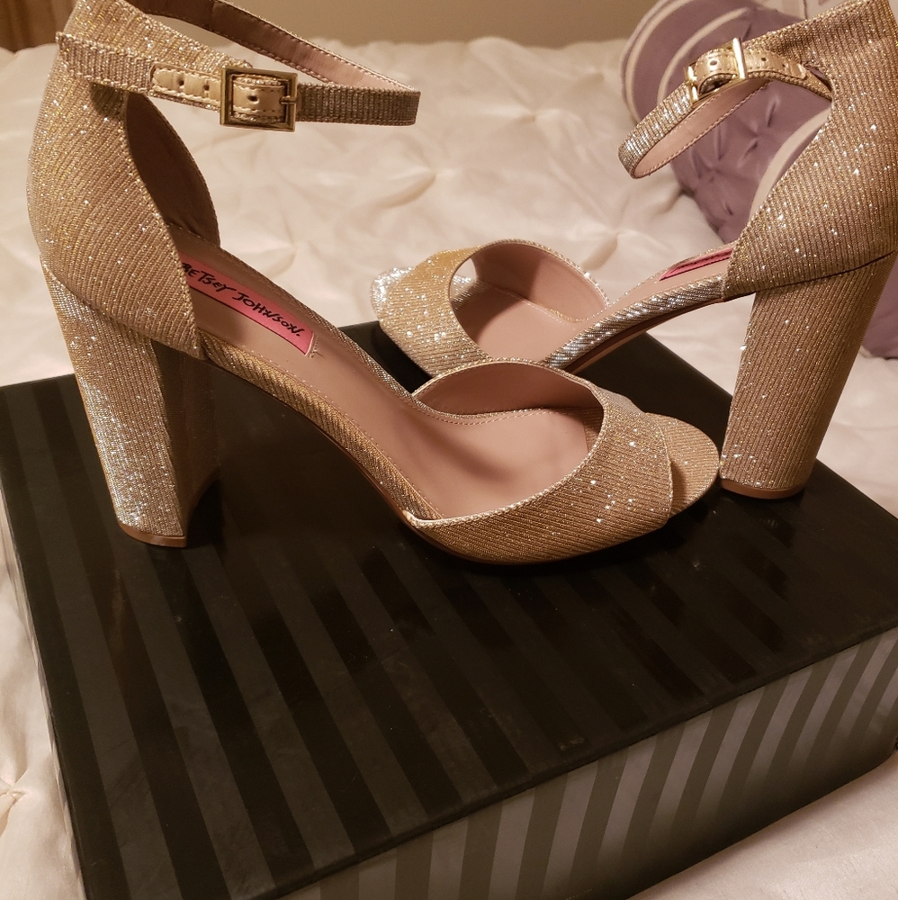 Gold heels